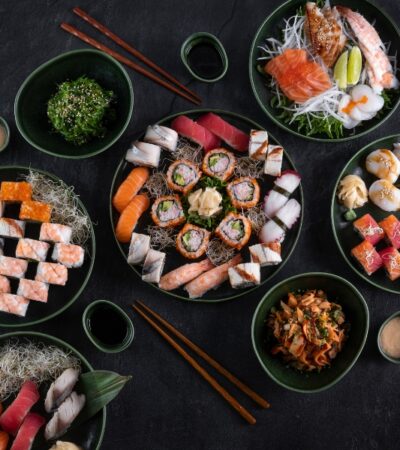 Zamówienie na dowóz sushi w Krakowie